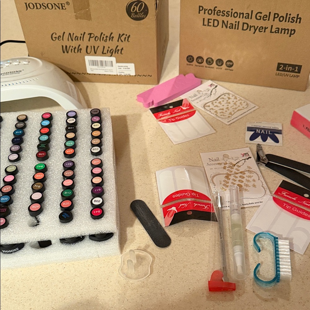Jodsone Gel Nail Polish Kit with UV/LED Lamp – al colors Accents
